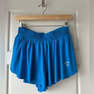 Luogongzi Blue Athletic Women's Shorts